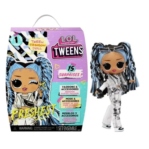 LOL Surprise Tweens Freshest Fashion Doll with 15 Surprises, Blue Hair - Picture 1 of 7
